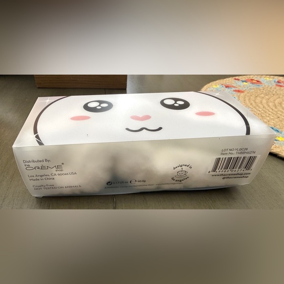 The Crème Shop 3D Teddy Headband Bunny Plush Spa Headband Pink White NWT - Picture 8 of 9